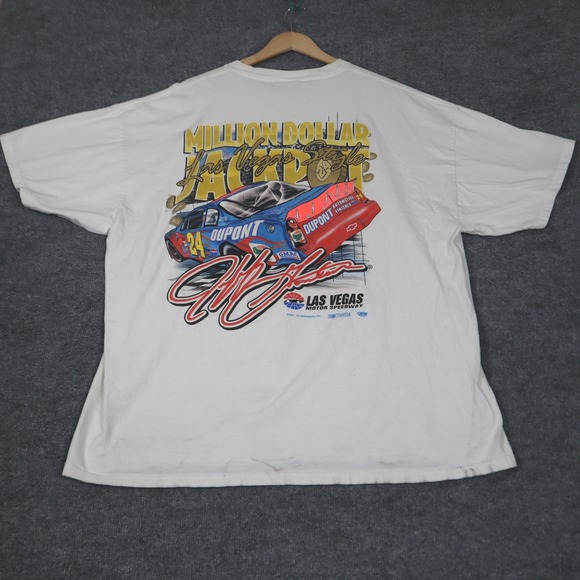 Vintage 90s Jeff Gordon Chase Authentics Graphic Shirt Mens XL NASCAR - Picture 3 of 12